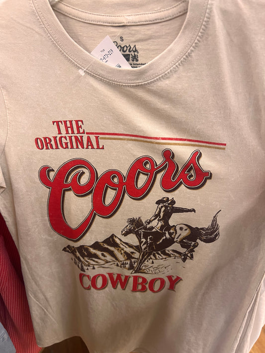 Ladies Orginal Coors Cowboy Tee